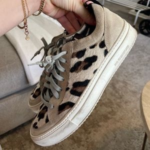 Cheetah print sneakers - P448